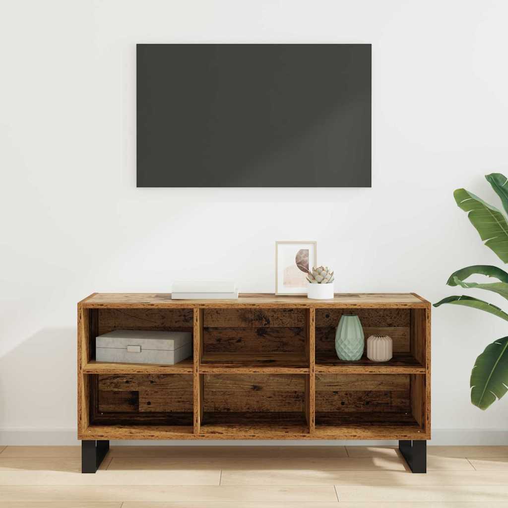 TV Cabinet Old Wood 103.5 x 30 x 50 cm Engineered Wood
