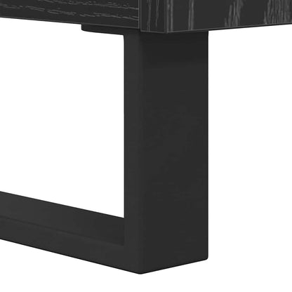 TV Cabinet Black Oak 103.5 x 30 x 50 cm Engineered Wood