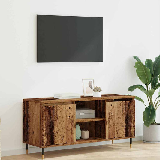 TV Cabinet Old Wood 104 x 35 x 50 cm Engineered Wood