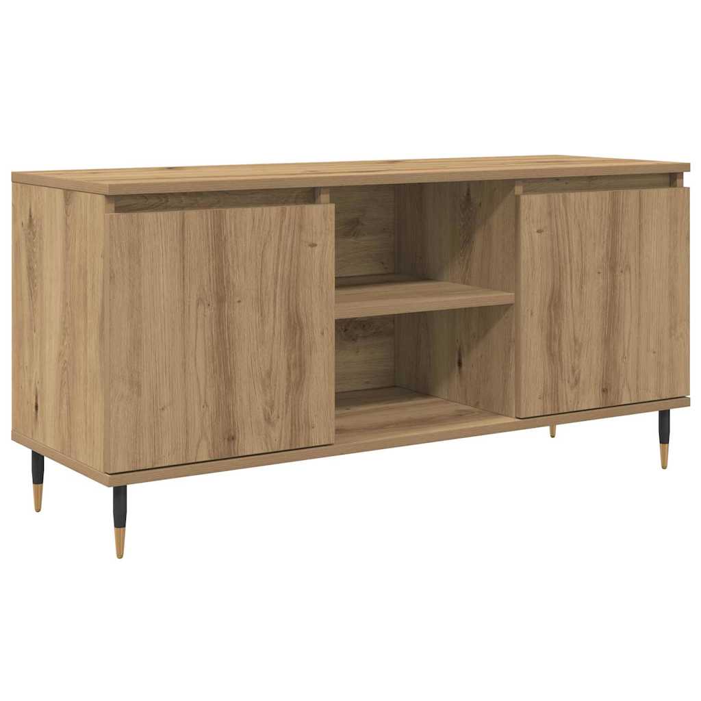 TV Cabinet Artisan Oak 104 x 35 x 50 cm Engineered Wood