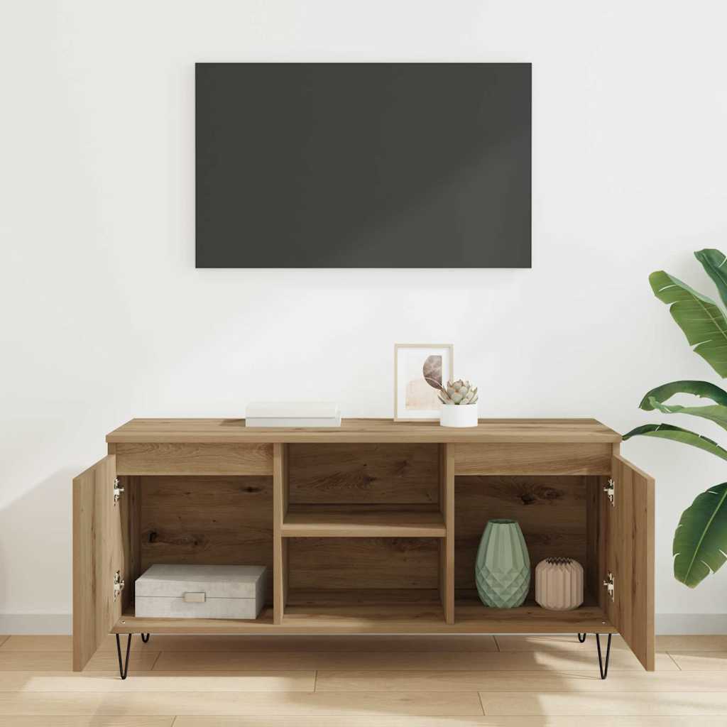 TV Cabinet Artisan Oak 104 x 35 x 50 cm Engineered Wood
