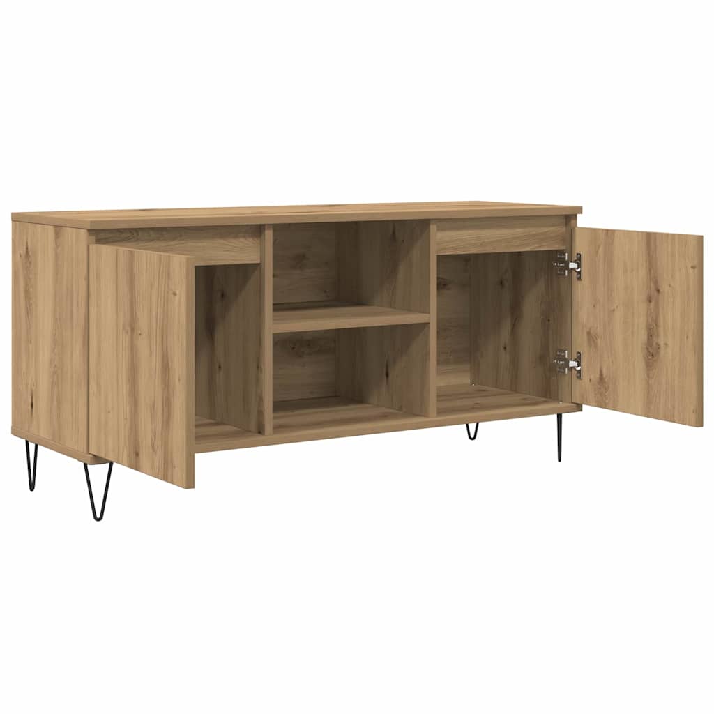 TV Cabinet Artisan Oak 104 x 35 x 50 cm Engineered Wood