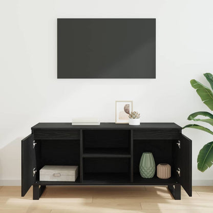 TV Cabinet Black Oak 104 x 35 x 50 cm Engineered Wood