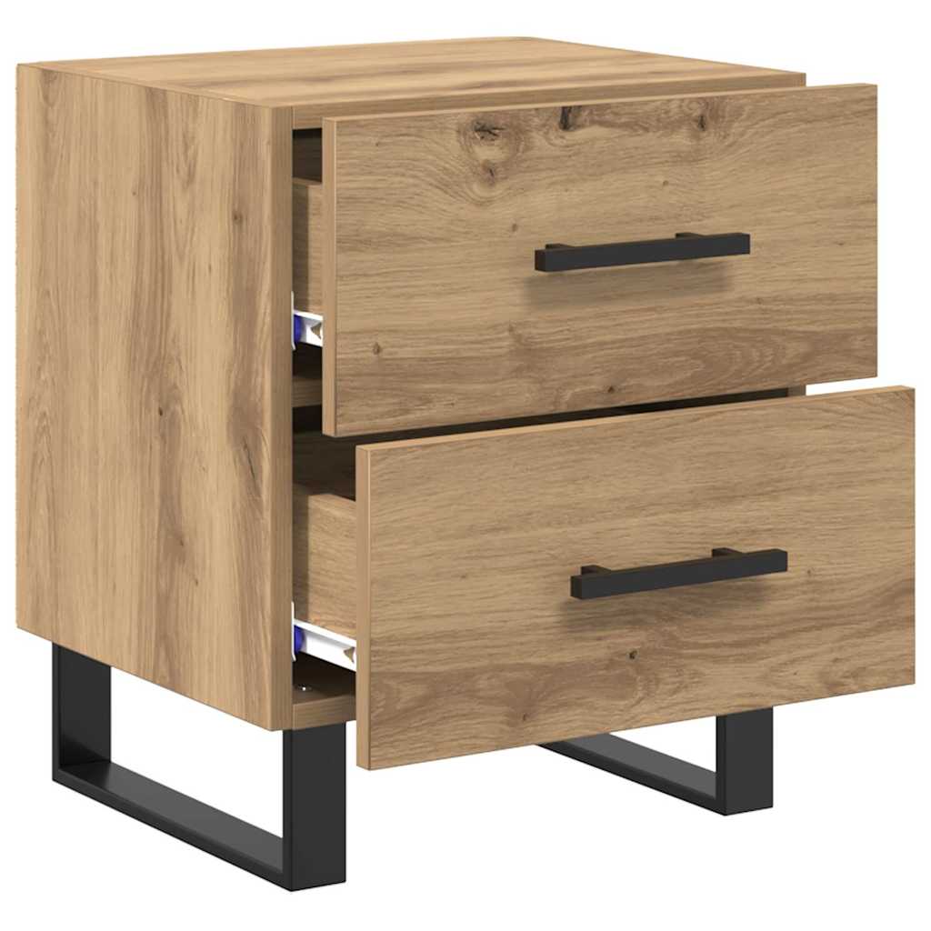 Bedside Cabinets 2 pcs Artisan oak 40 x 35 x 47.5 cm
