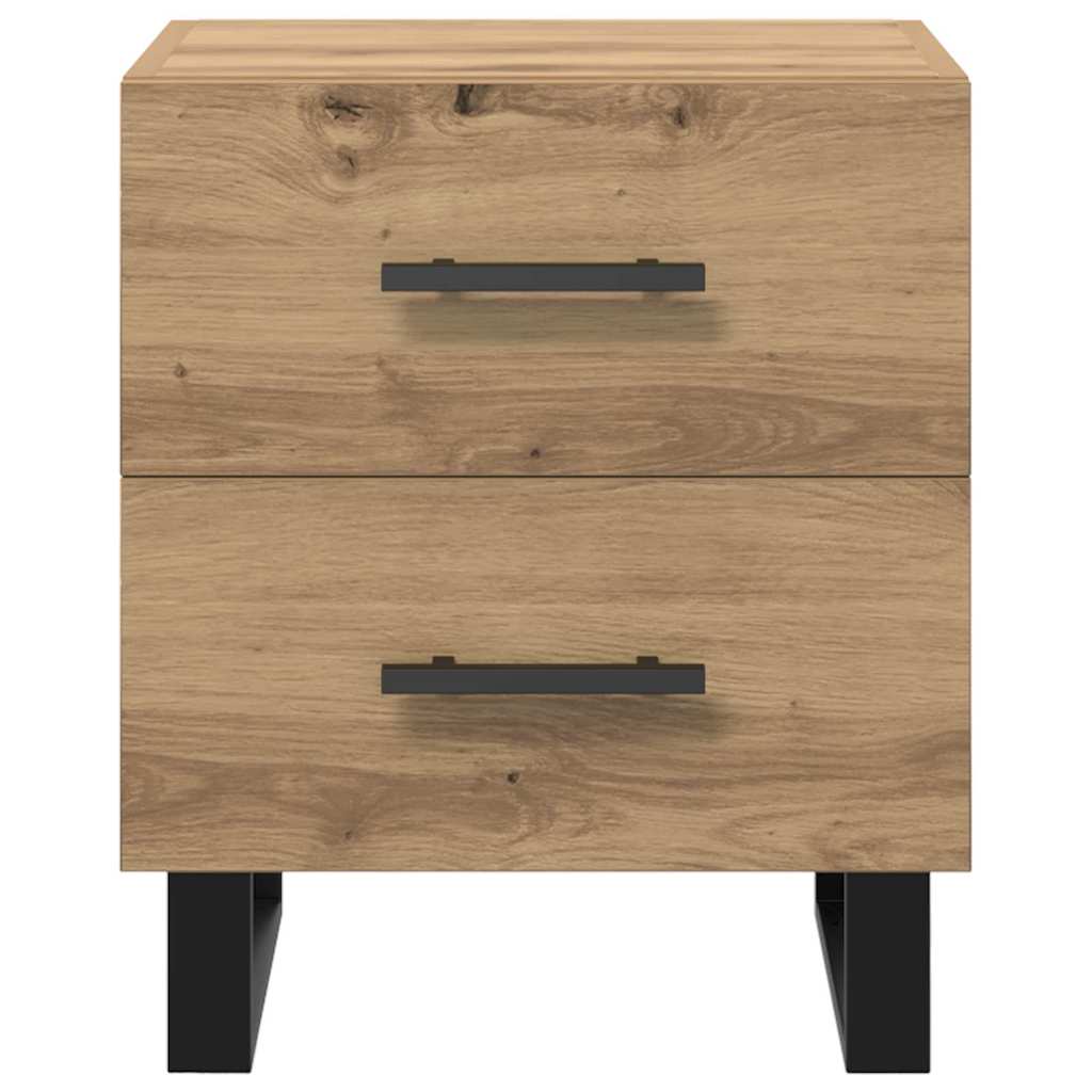 Bedside Cabinets 2 pcs Artisan oak 40 x 35 x 47.5 cm