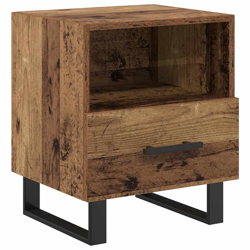 Bedside Cabinet Old wood 40 x 35 x 47.5 cm Engineered wood