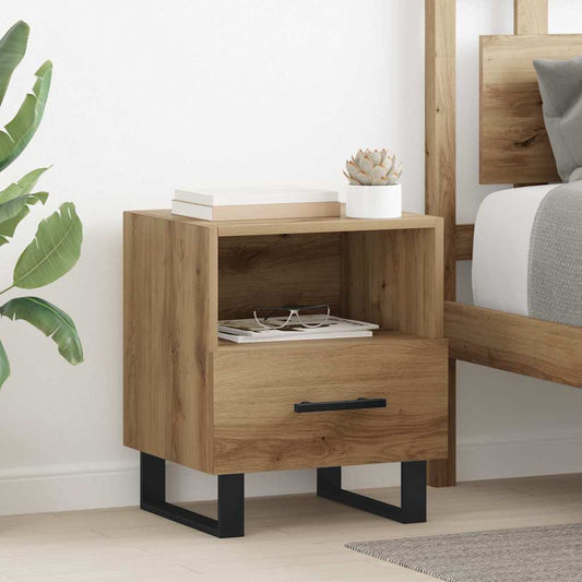 Bedside Cabinet Artisan oak 40 x 35 x 47.5 cm Engineered wood