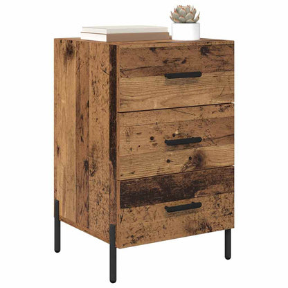 Bedside Cabinet Old wood 40 x 40 x 66 cm Engineered wood