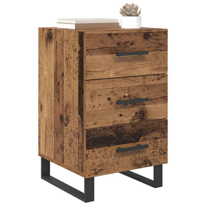 Bedside Cabinet Old Wood 40 x 40 x 66 cm Engineered Wood