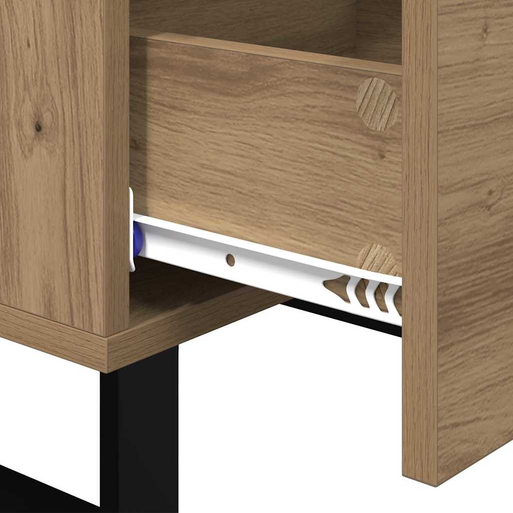 Bedside Cabinet Artisan Oak 40 x 40 x 66 cm Engineered Wood