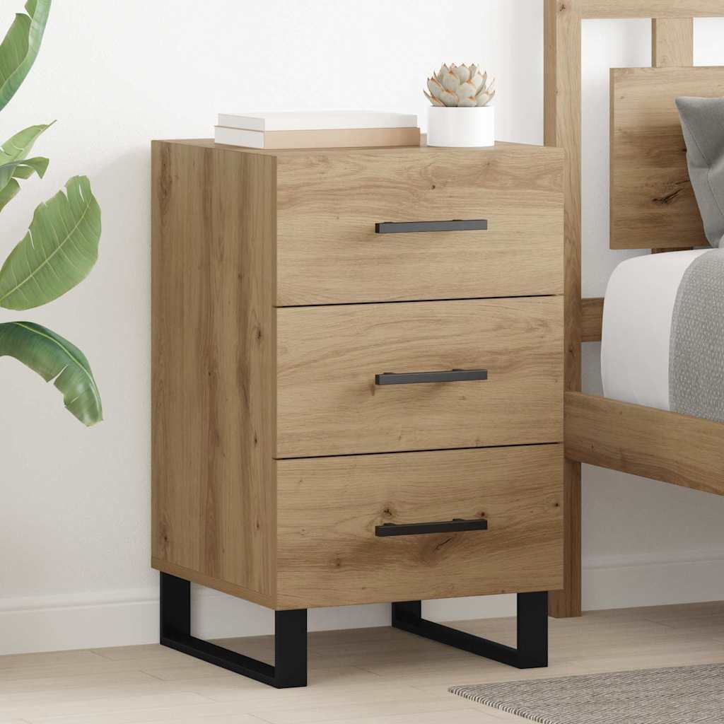 Bedside Cabinet Artisan Oak 40 x 40 x 66 cm Engineered Wood