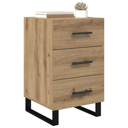 Bedside Cabinet Artisan Oak 40 x 40 x 66 cm Engineered Wood