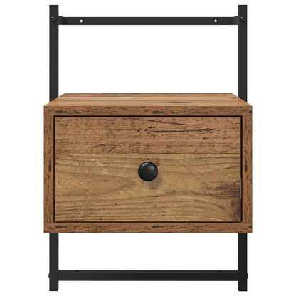 Bedside Cabinet Old Wood 35 x 30 x 51 cm Engineered Wood