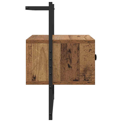 Bedside Cabinet Old Wood 35 x 30 x 51 cm Engineered Wood