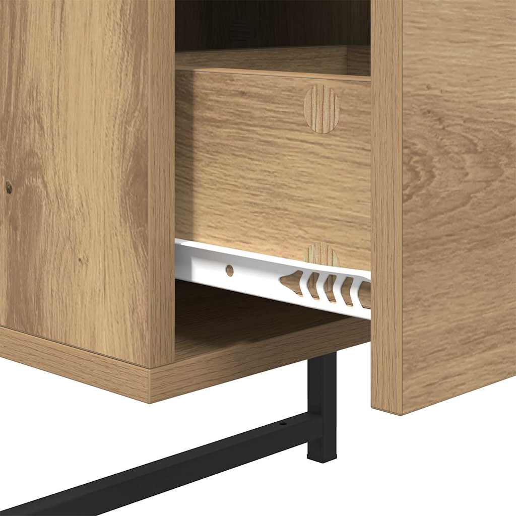 Bedside Cabinet Artisan Oak 35 x 30 x 51 cm Engineered Wood