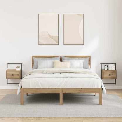 Bedside Cabinet with Drawer 2 pcs Artisan Oak 35 x 30 x 51 cm