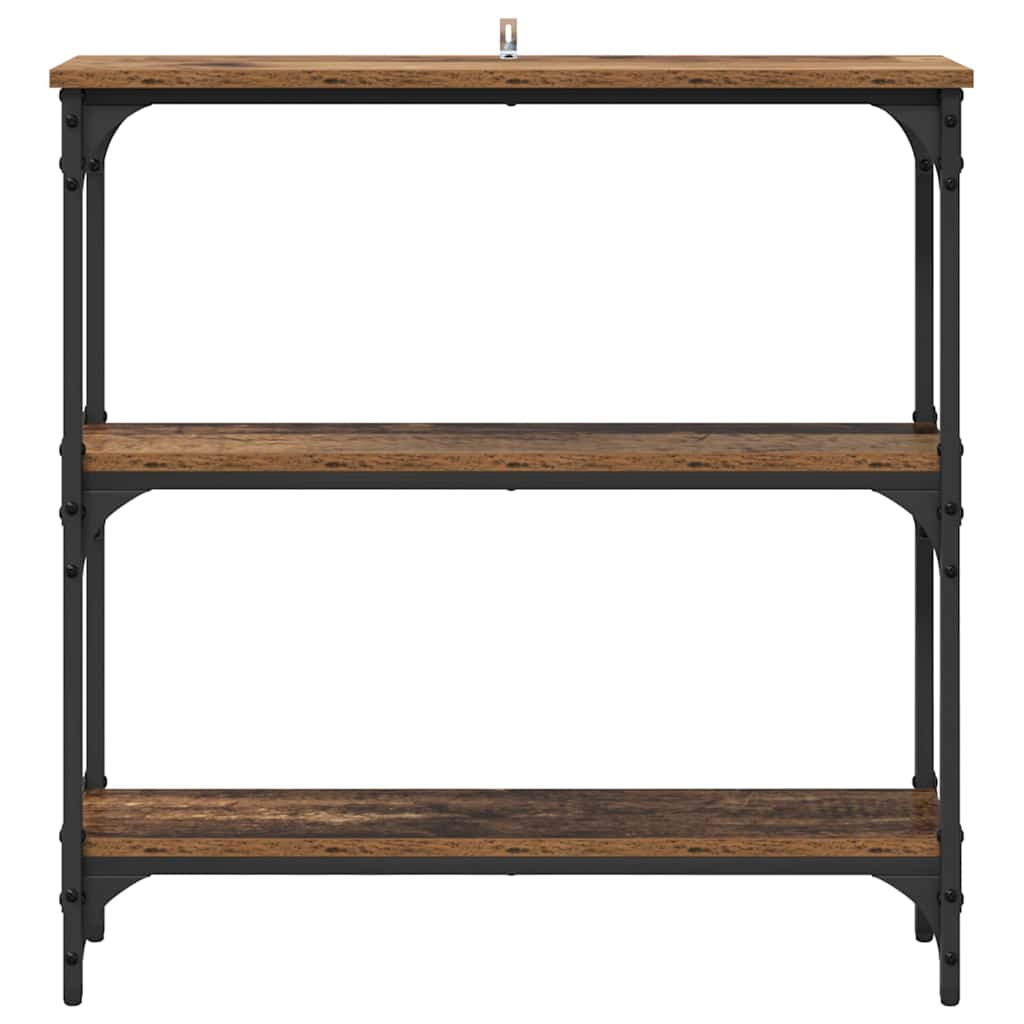 Console Table Old Wood 75 x 22.5 x 75 cm Engineered Wood