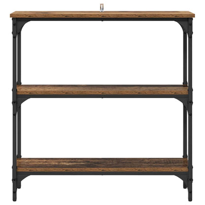 Console Table Old Wood 75 x 22.5 x 75 cm Engineered Wood