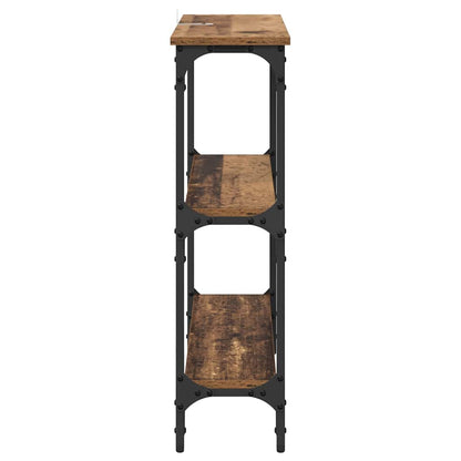 Console Table Old Wood 75 x 22.5 x 75 cm Engineered Wood