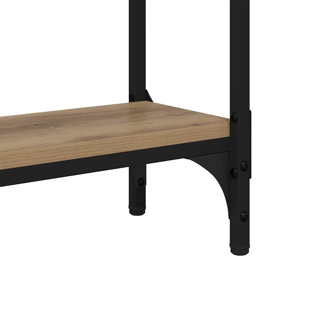 Console Table Artisan Oak 75 x 22.5 x 75 cm Engineered Wood