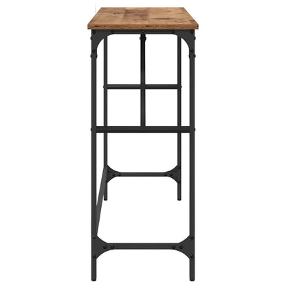 Console Table Old Wood 100 x 32 x 75 cm Engineered Wood