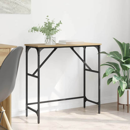 Console Table Artisan Oak 75 x 32 x 75 cm Engineered Wood