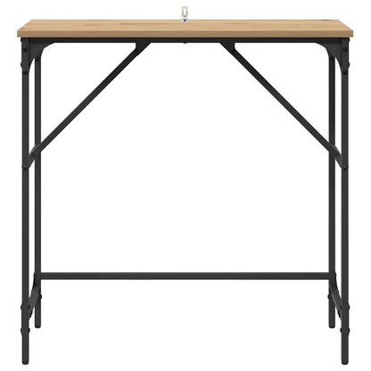 Console Table Artisan Oak 75 x 32 x 75 cm Engineered Wood