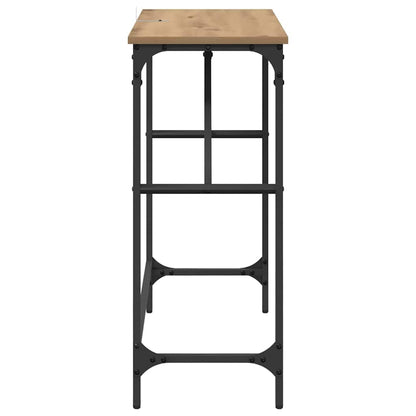 Console Table Artisan Oak 75 x 32 x 75 cm Engineered Wood