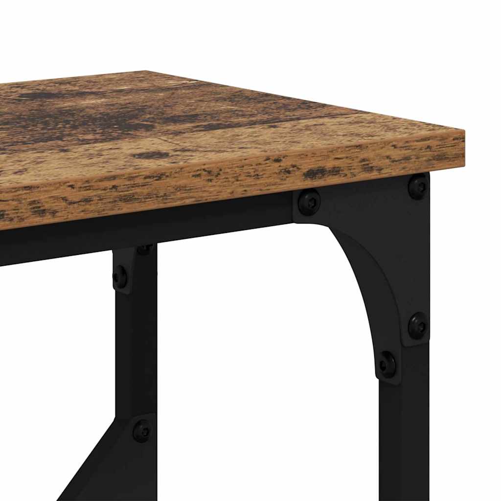 Console Table Manual Old Wood 102 x 23 x 75 cm Engineered Wood