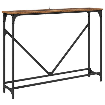 Console Table Manual Old Wood 102 x 23 x 75 cm Engineered Wood