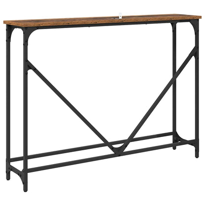 Console Table Manual Old Wood 102 x 23 x 75 cm Engineered Wood