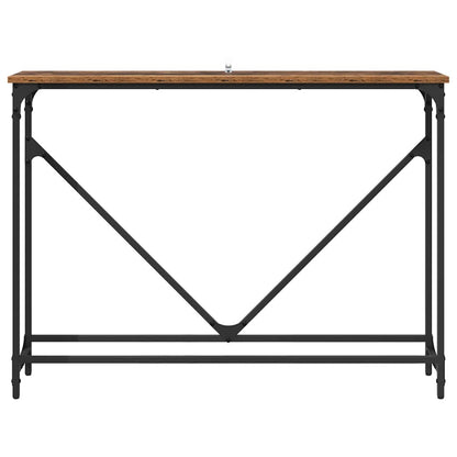 Console Table Manual Old Wood 102 x 23 x 75 cm Engineered Wood