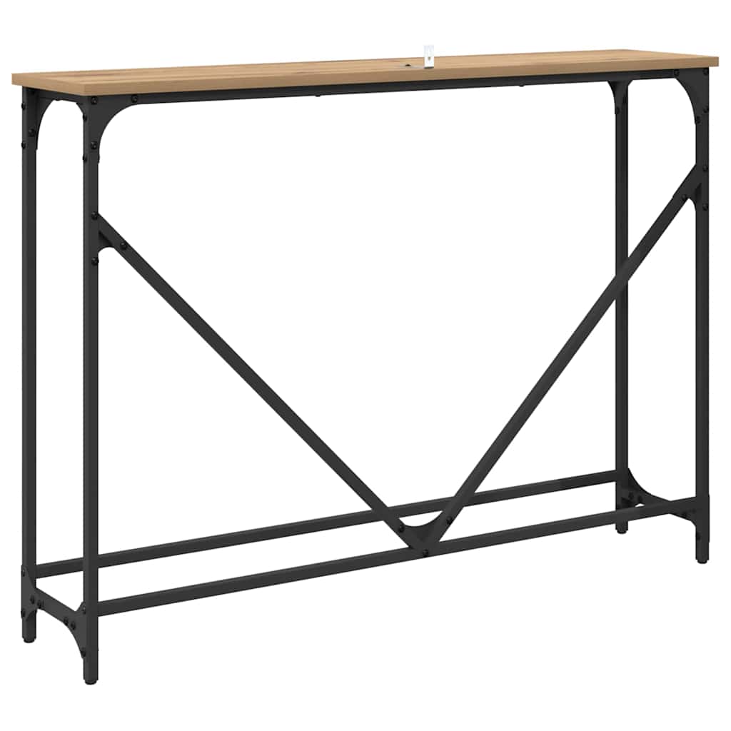 Console Table Artisan Oak 102 x 23 x 75 cm Engineered Wood