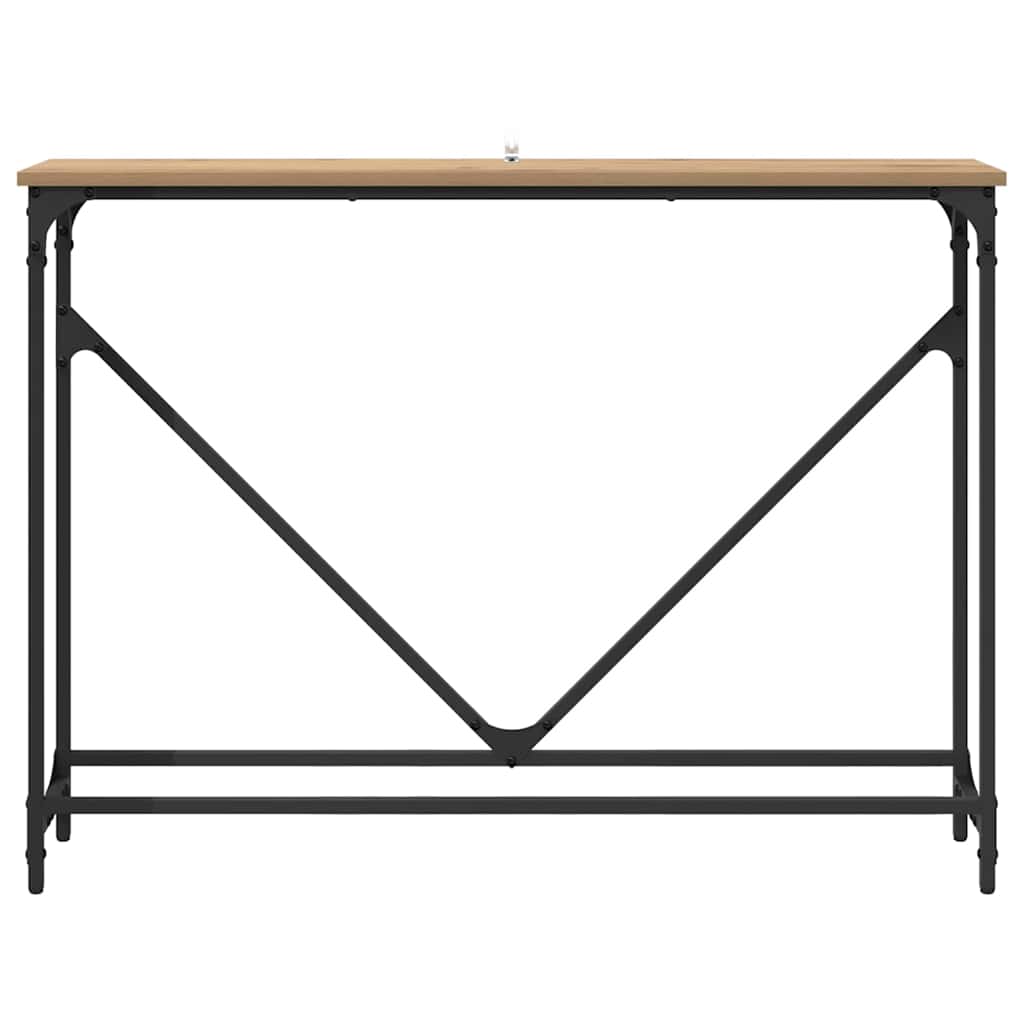 Console Table Artisan Oak 102 x 23 x 75 cm Engineered Wood