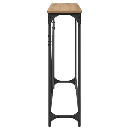 Console Table Artisan Oak 102 x 23 x 75 cm Engineered Wood