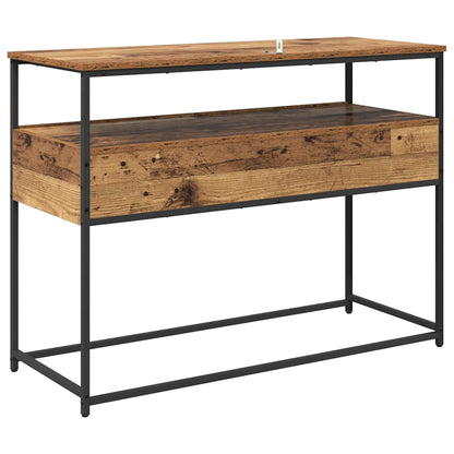 Console Table Old Wood 100 x 40 x 75 cm Engineered Wood