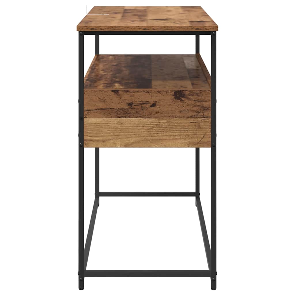 Console Table Old Wood 100 x 40 x 75 cm Engineered Wood