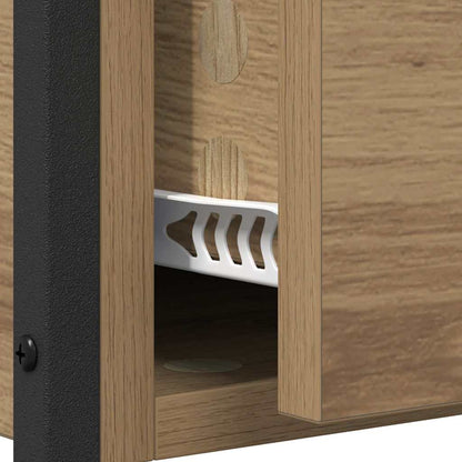 Console Table Artisan Oak 100 x 40 x 75 cm Engineered Wood