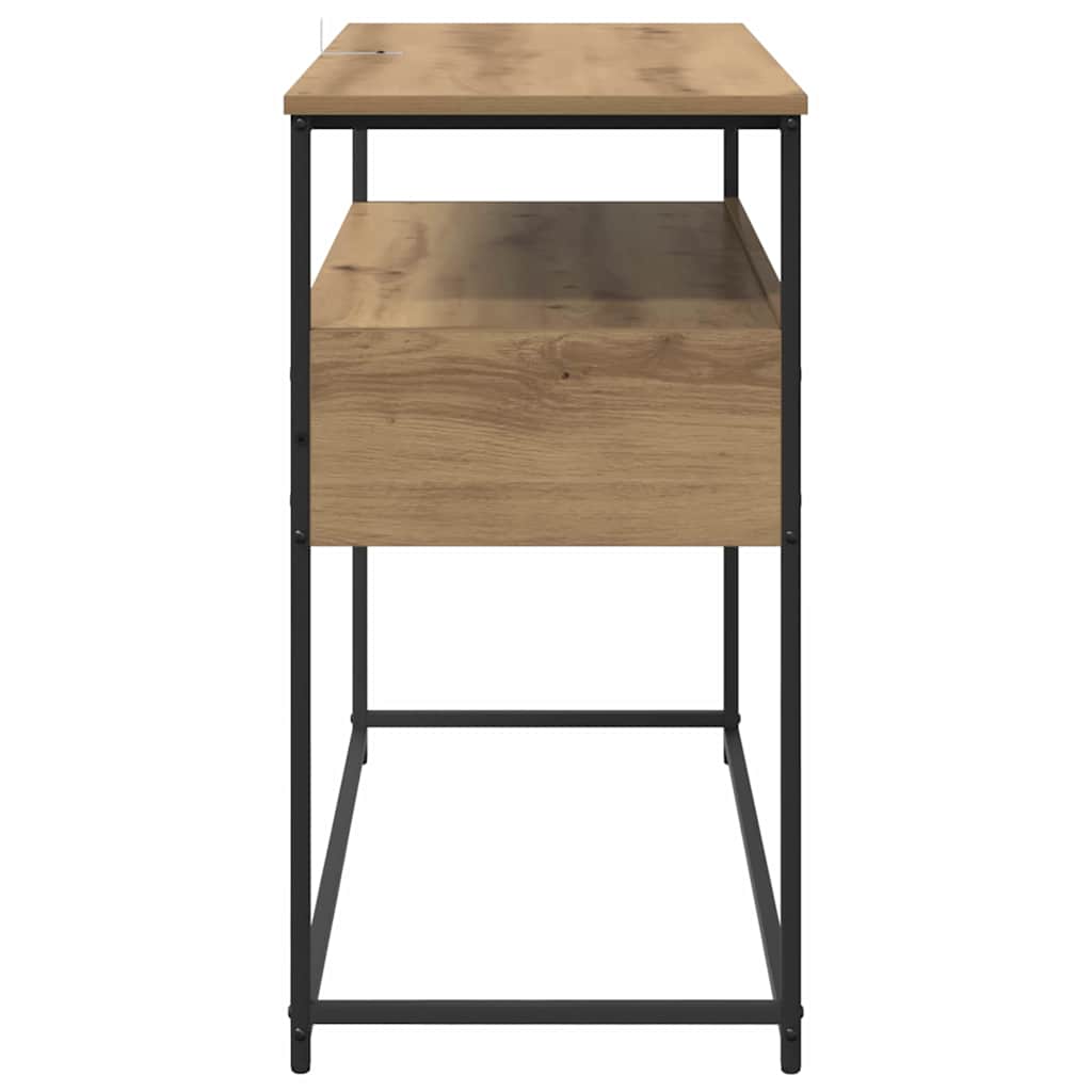 Console Table Artisan Oak 100 x 40 x 75 cm Engineered Wood