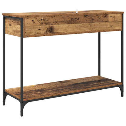 Console Table Old Wood 100 x 34.5 x 75 cm Engineered Wood