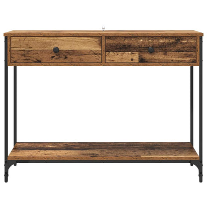 Console Table Old Wood 100 x 34.5 x 75 cm Engineered Wood