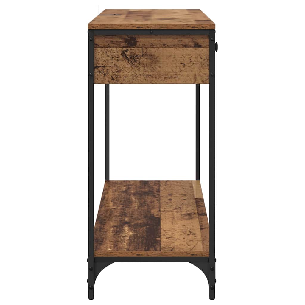 Console Table Old Wood 100 x 34.5 x 75 cm Engineered Wood
