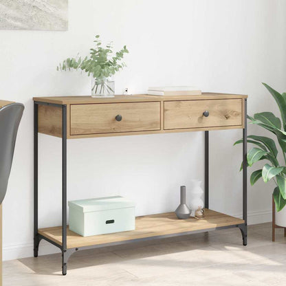 Console Table Artisan Oak 100 x 34.5 x 75 cm Engineered Wood