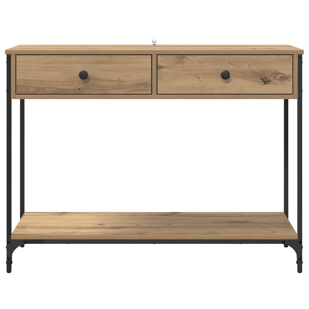 Console Table Artisan Oak 100 x 34.5 x 75 cm Engineered Wood