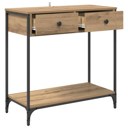Console Table Artisan Oak 75 x 34.5 x 75 cm Engineered Wood