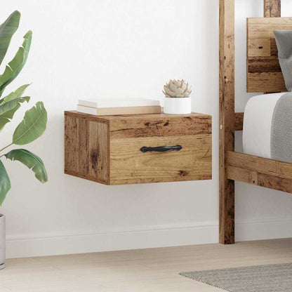 Bedside Cabinet 2 pcs Old wood 35 x 35 x 20 cm Engineered wood