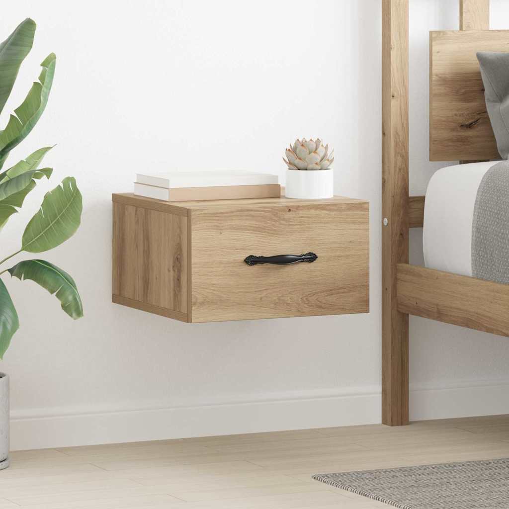 Bedside Cabinet Artisan oak 35 x 35 x 20 cm Engineered wood