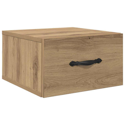 Bedside Cabinet with Drawer 2 pcs Artisan oak 35 x 35 x 20 cm