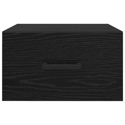 Bedside Cabinet 2 pcs Black oak 35 x 35 x 20 cm Engineered wood