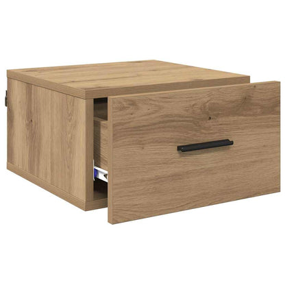 Bedside Cabinet with Drawer 2 pcs Artisan oak 35 x 35 x 20 cm